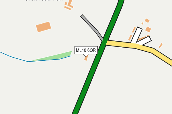 ML10 6QR map - OS OpenMap – Local (Ordnance Survey) ML10 6QR map - OS OpenMap – Local (Ordnance Survey)