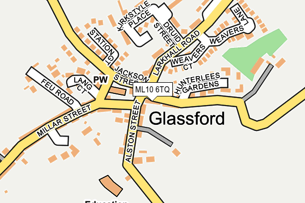 ML10 6TQ map - OS OpenMap – Local (Ordnance Survey) ML10 6TQ map - OS OpenMap – Local (Ordnance Survey)