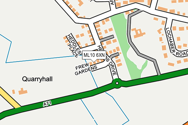 ML10 6XN map - OS OpenMap – Local (Ordnance Survey) ML10 6XN map - OS OpenMap – Local (Ordnance Survey)