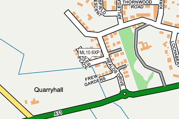 ML10 6XP map - OS OpenMap – Local (Ordnance Survey) ML10 6XP map - OS OpenMap – Local (Ordnance Survey)
