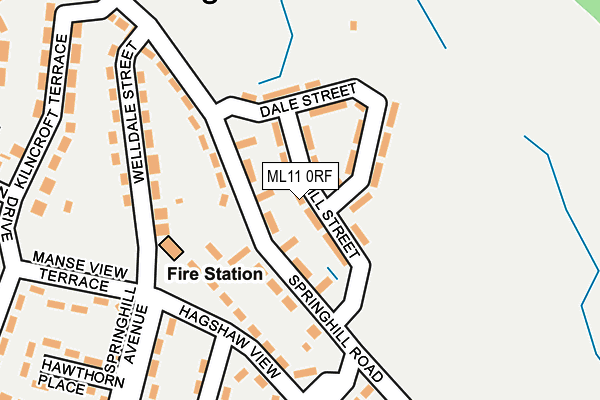 ML11 0RF map - OS OpenMap – Local (Ordnance Survey) ML11 0RF map - OS OpenMap – Local (Ordnance Survey)