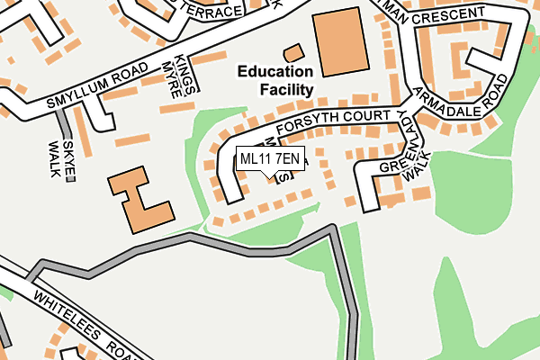 ML11 7EN map - OS OpenMap – Local (Ordnance Survey) ML11 7EN map - OS OpenMap – Local (Ordnance Survey)