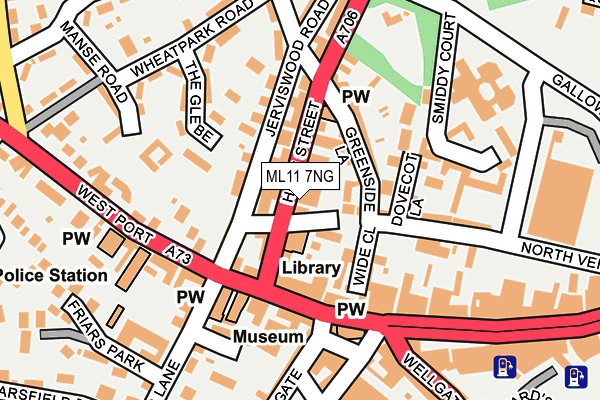ML11 7NG map - OS OpenMap – Local (Ordnance Survey) ML11 7NG map - OS OpenMap – Local (Ordnance Survey)