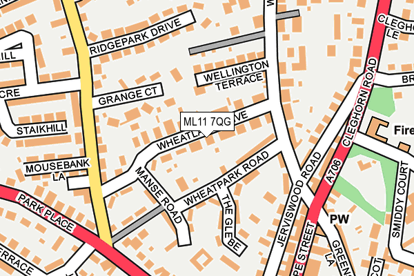 ML11 7QG map - OS OpenMap – Local (Ordnance Survey) ML11 7QG map - OS OpenMap – Local (Ordnance Survey)