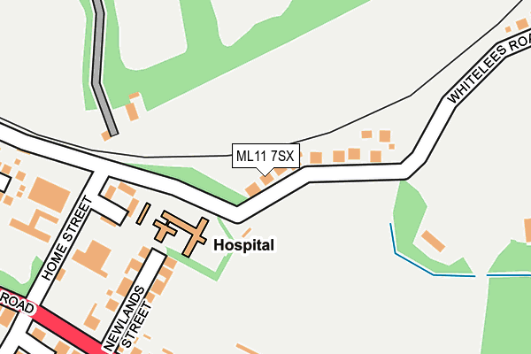 ML11 7SX map - OS OpenMap – Local (Ordnance Survey) ML11 7SX map - OS OpenMap – Local (Ordnance Survey)