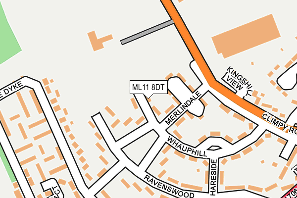 ML11 8DT map - OS OpenMap – Local (Ordnance Survey) ML11 8DT map - OS OpenMap – Local (Ordnance Survey)