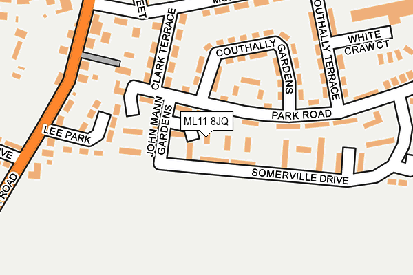 ML11 8JQ map - OS OpenMap – Local (Ordnance Survey) ML11 8JQ map - OS OpenMap – Local (Ordnance Survey)