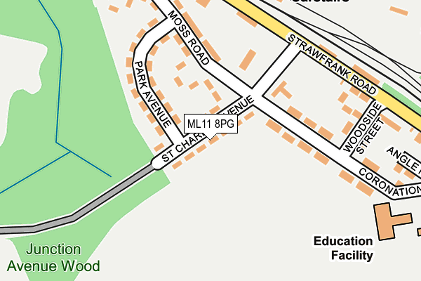ML11 8PG map - OS OpenMap – Local (Ordnance Survey)