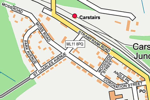 ML11 8PQ map - OS OpenMap – Local (Ordnance Survey) ML11 8PQ map - OS OpenMap – Local (Ordnance Survey)