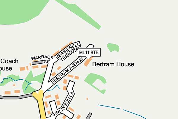 ML11 8TB map - OS OpenMap – Local (Ordnance Survey) ML11 8TB map - OS OpenMap – Local (Ordnance Survey)