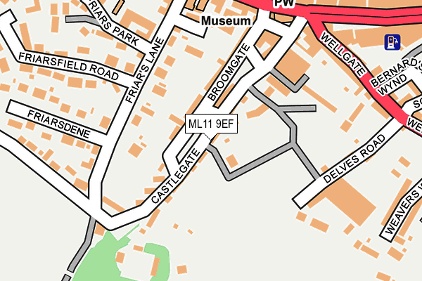 ML11 9EF map - OS OpenMap – Local (Ordnance Survey) ML11 9EF map - OS OpenMap – Local (Ordnance Survey)