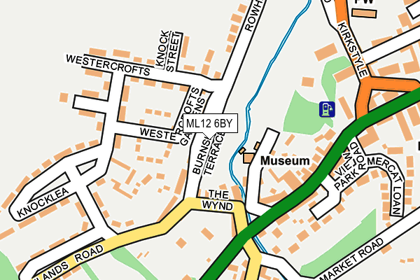 ML12 6BY map - OS OpenMap – Local (Ordnance Survey) ML12 6BY map - OS OpenMap – Local (Ordnance Survey)