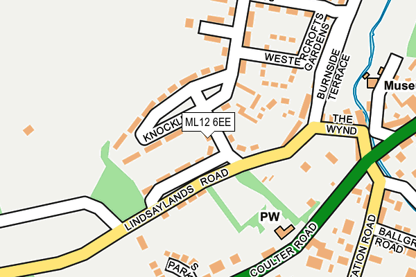 ML12 6EE map - OS OpenMap – Local (Ordnance Survey) ML12 6EE map - OS OpenMap – Local (Ordnance Survey)