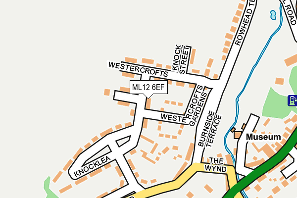 ML12 6EF map - OS OpenMap – Local (Ordnance Survey) ML12 6EF map - OS OpenMap – Local (Ordnance Survey)