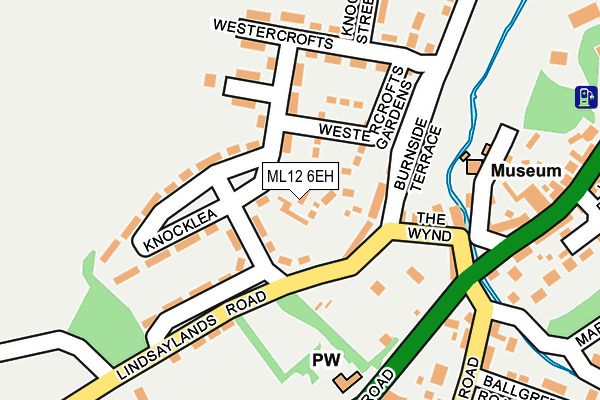 ML12 6EH map - OS OpenMap – Local (Ordnance Survey) ML12 6EH map - OS OpenMap – Local (Ordnance Survey)