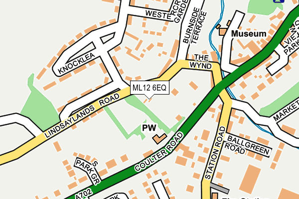 ML12 6EQ map - OS OpenMap – Local (Ordnance Survey) ML12 6EQ map - OS OpenMap – Local (Ordnance Survey)
