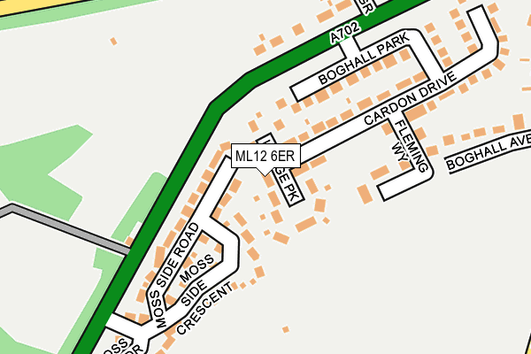 ML12 6ER map - OS OpenMap – Local (Ordnance Survey)