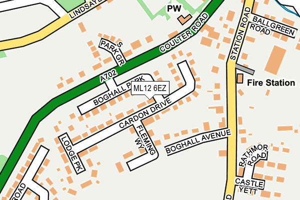 ML12 6EZ map - OS OpenMap – Local (Ordnance Survey) ML12 6EZ map - OS OpenMap – Local (Ordnance Survey)