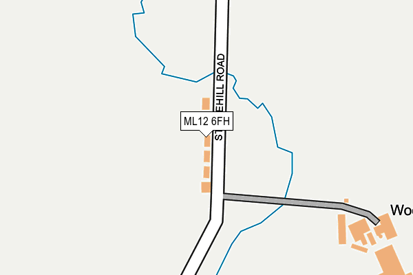 ML12 6FH map - OS OpenMap – Local (Ordnance Survey) ML12 6FH map - OS OpenMap – Local (Ordnance Survey)