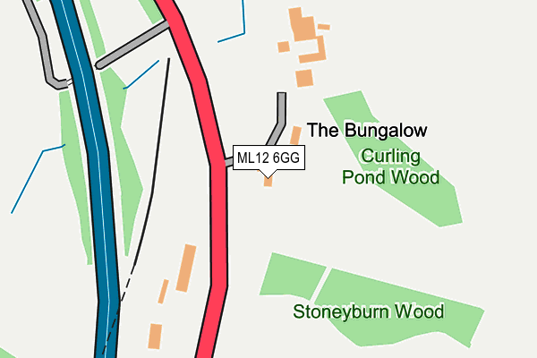 ML12 6GG map - OS OpenMap – Local (Ordnance Survey) ML12 6GG map - OS OpenMap – Local (Ordnance Survey)