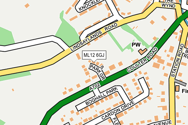 ML12 6GJ map - OS OpenMap – Local (Ordnance Survey) ML12 6GJ map - OS OpenMap – Local (Ordnance Survey)