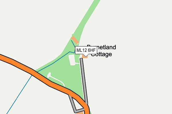 ML12 6HF map - OS OpenMap – Local (Ordnance Survey) ML12 6HF map - OS OpenMap – Local (Ordnance Survey)