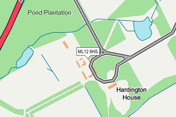 ML12 6HS map - OS OpenMap – Local (Ordnance Survey) ML12 6HS map - OS OpenMap – Local (Ordnance Survey)