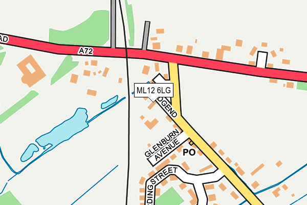ML12 6LG map - OS OpenMap – Local (Ordnance Survey) ML12 6LG map - OS OpenMap – Local (Ordnance Survey)