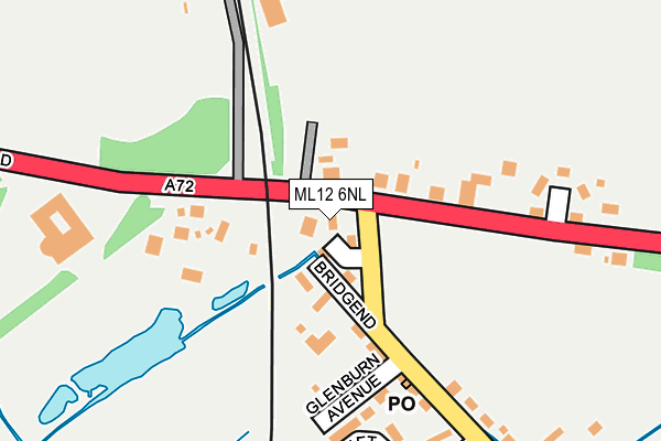 ML12 6NL map - OS OpenMap – Local (Ordnance Survey) ML12 6NL map - OS OpenMap – Local (Ordnance Survey)