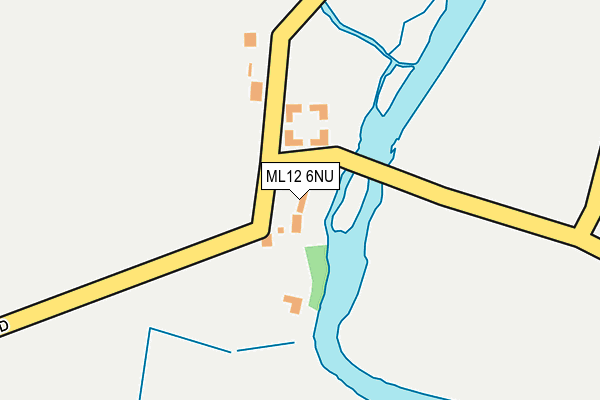 ML12 6NU map - OS OpenMap – Local (Ordnance Survey) ML12 6NU map - OS OpenMap – Local (Ordnance Survey)