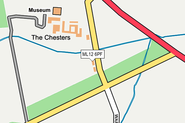 ML12 6PF map - OS OpenMap – Local (Ordnance Survey) ML12 6PF map - OS OpenMap – Local (Ordnance Survey)
