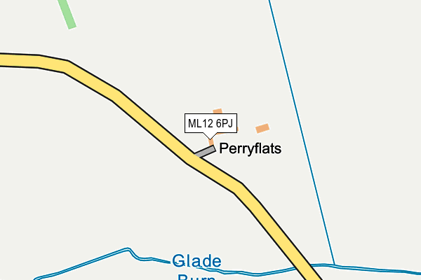 ML12 6PJ map - OS OpenMap – Local (Ordnance Survey)