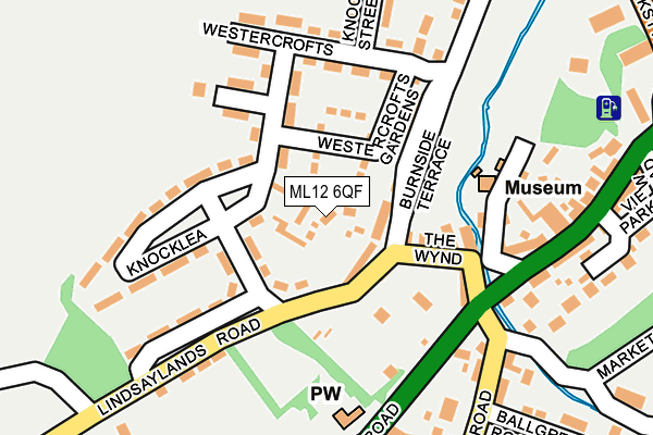 ML12 6QF map - OS OpenMap – Local (Ordnance Survey)