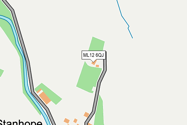 ML12 6QJ map - OS OpenMap – Local (Ordnance Survey) ML12 6QJ map - OS OpenMap – Local (Ordnance Survey)
