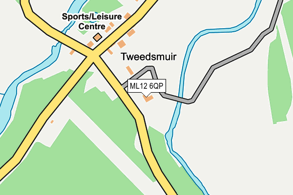 ML12 6QP map - OS OpenMap – Local (Ordnance Survey) ML12 6QP map - OS OpenMap – Local (Ordnance Survey)