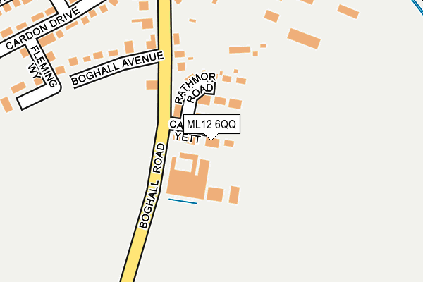 ML12 6QQ map - OS OpenMap – Local (Ordnance Survey) ML12 6QQ map - OS OpenMap – Local (Ordnance Survey)