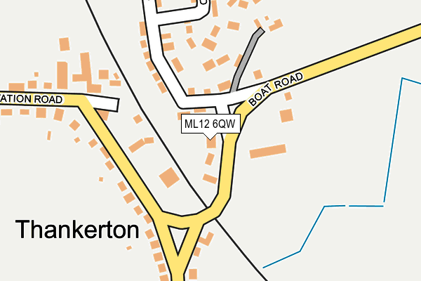 ML12 6QW map - OS OpenMap – Local (Ordnance Survey) ML12 6QW map - OS OpenMap – Local (Ordnance Survey)