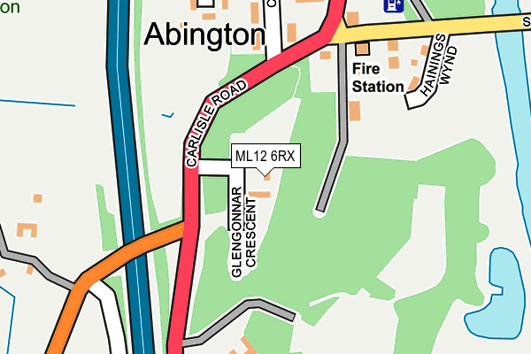 ML12 6RX map - OS OpenMap – Local (Ordnance Survey)