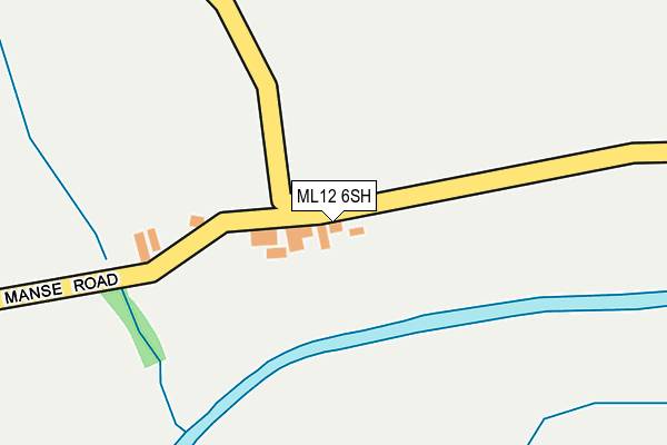 ML12 6SH map - OS OpenMap – Local (Ordnance Survey) ML12 6SH map - OS OpenMap – Local (Ordnance Survey)