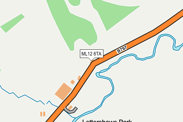 ML12 6TA map - OS OpenMap – Local (Ordnance Survey) ML12 6TA map - OS OpenMap – Local (Ordnance Survey)