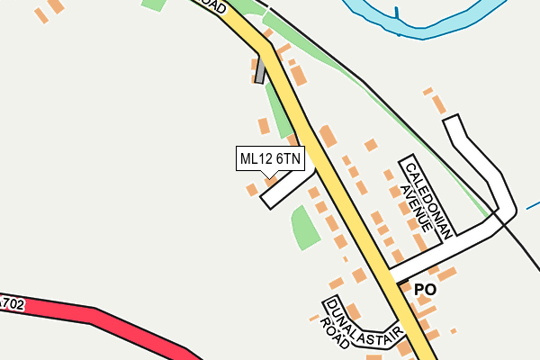 ML12 6TN map - OS OpenMap – Local (Ordnance Survey) ML12 6TN map - OS OpenMap – Local (Ordnance Survey)