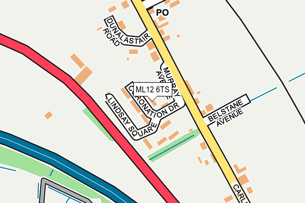 ML12 6TS map - OS OpenMap – Local (Ordnance Survey) ML12 6TS map - OS OpenMap – Local (Ordnance Survey)