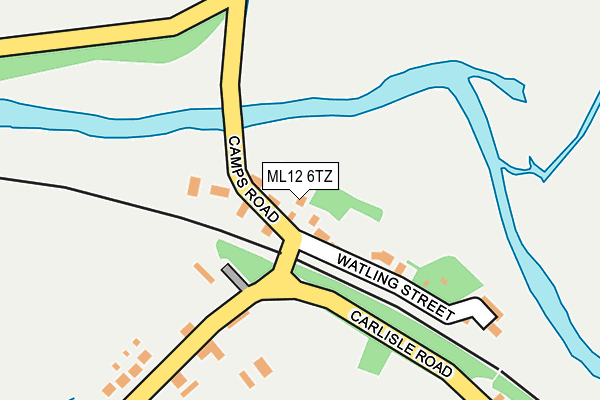 ML12 6TZ map - OS OpenMap – Local (Ordnance Survey) ML12 6TZ map - OS OpenMap – Local (Ordnance Survey)
