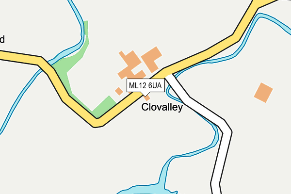 ML12 6UA map - OS OpenMap – Local (Ordnance Survey) ML12 6UA map - OS OpenMap – Local (Ordnance Survey)