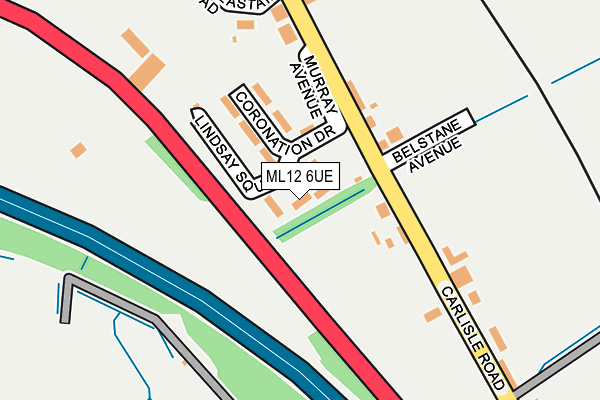 ML12 6UE map - OS OpenMap – Local (Ordnance Survey)