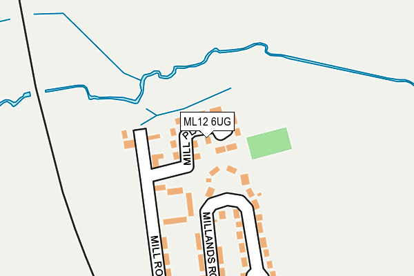 ML12 6UG map - OS OpenMap – Local (Ordnance Survey) ML12 6UG map - OS OpenMap – Local (Ordnance Survey)