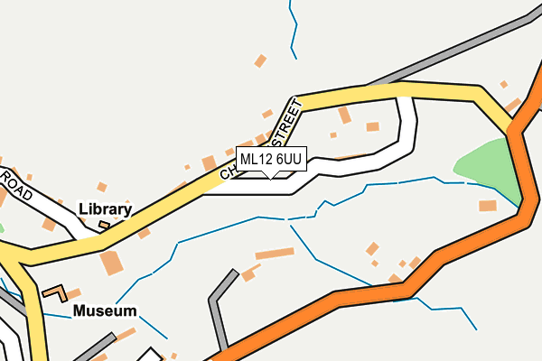 ML12 6UU map - OS OpenMap – Local (Ordnance Survey) ML12 6UU map - OS OpenMap – Local (Ordnance Survey)