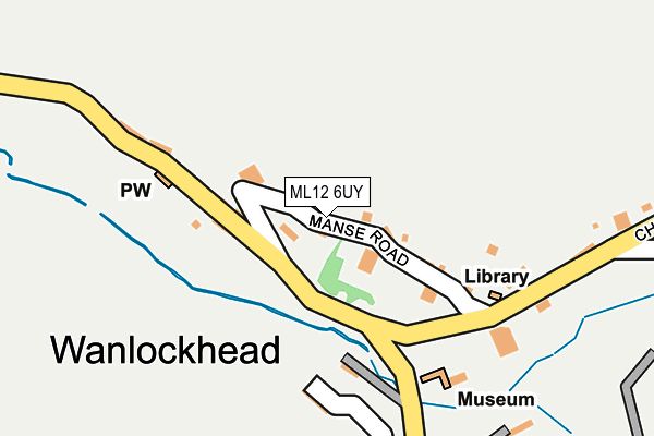 ML12 6UY map - OS OpenMap – Local (Ordnance Survey) ML12 6UY map - OS OpenMap – Local (Ordnance Survey)