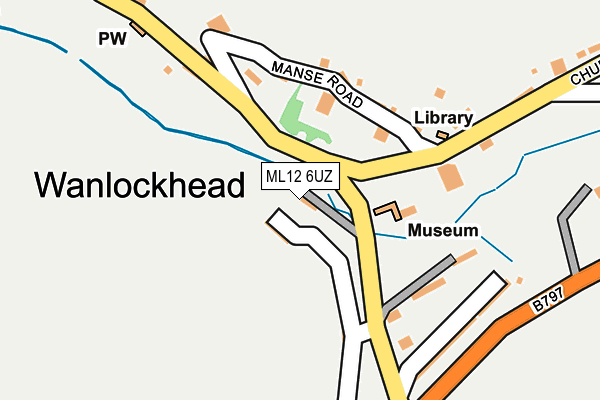 ML12 6UZ map - OS OpenMap – Local (Ordnance Survey) ML12 6UZ map - OS OpenMap – Local (Ordnance Survey)