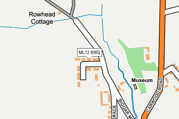 ML12 6WQ map - OS OpenMap – Local (Ordnance Survey) ML12 6WQ map - OS OpenMap – Local (Ordnance Survey)